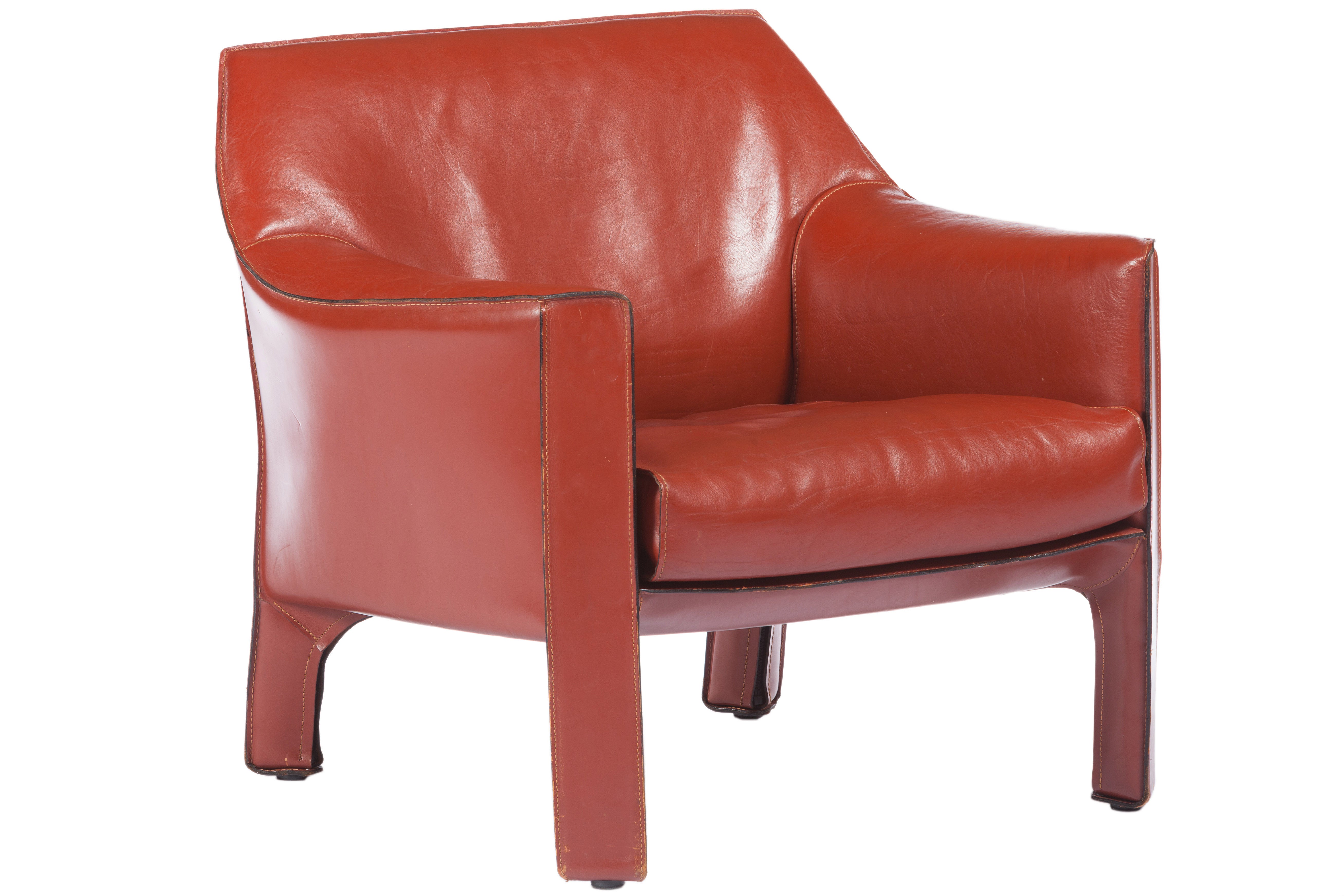 Large CAB Lounge Chair By Mario Bellini for Cassina