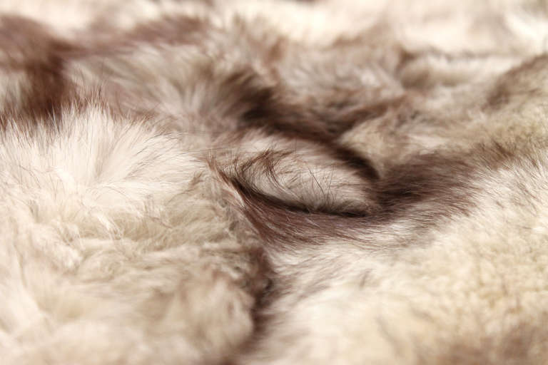 Rare Hermes Fur Throw Blanket 1