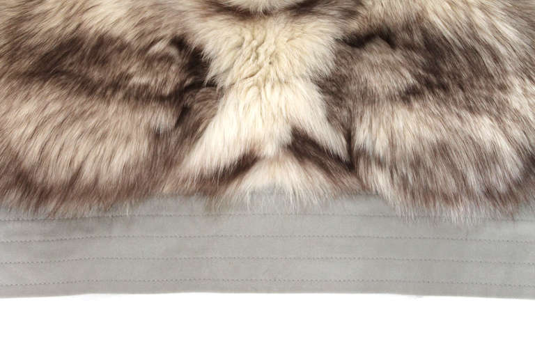 Rare Hermes Fur Throw Blanket 2
