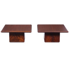 Pair of Frank Lloyd Wright Side Tables for Heritage Henredon 3
