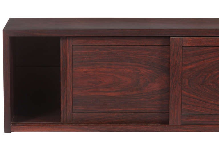 Late 20th Century Rare George Nakashima Rosewood Wall Cabinet