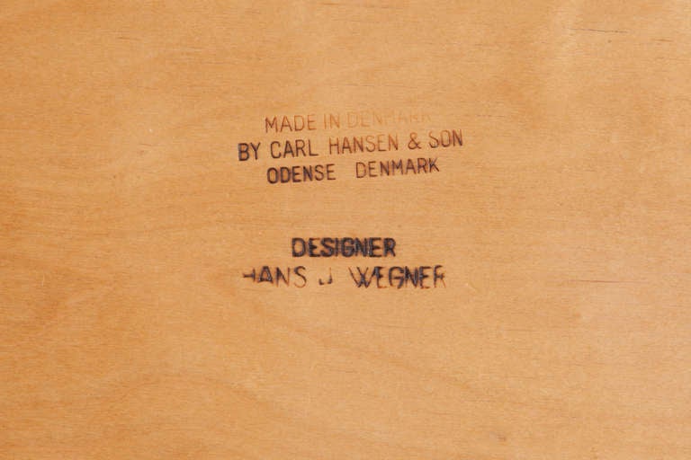 Sechs Hans Wegner-Esszimmerstühle, Modell CH34 für Carl Hansen im Angebot 3