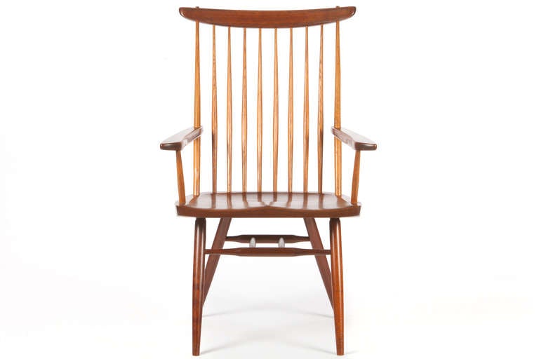Mid-Century Modern Set Of 12 George Nakashima 