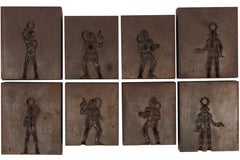 Grouping of 1940s Toy Robot Molds