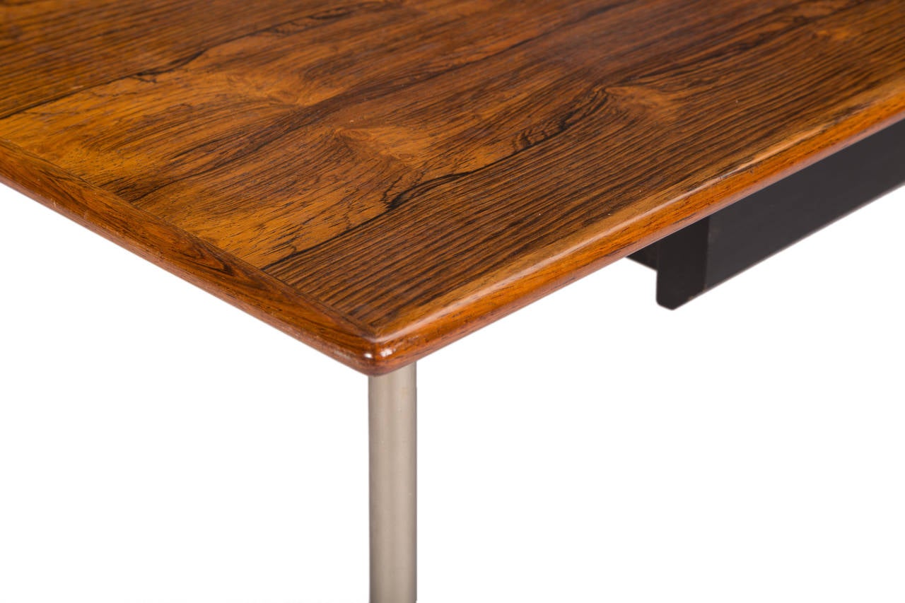 Danish Rosewood Desk by Arne Jacobsen for Fritz Hansen