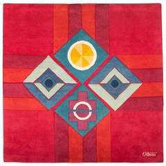 George Ortman Handwoven Wool Tapestry, "Seeing Is Believing" 3