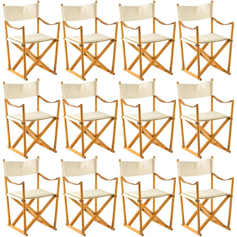 Mogens Koch Folding Chairs set of 12