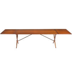 10 ft. Hans Wegner Drop Leaf Dining Table