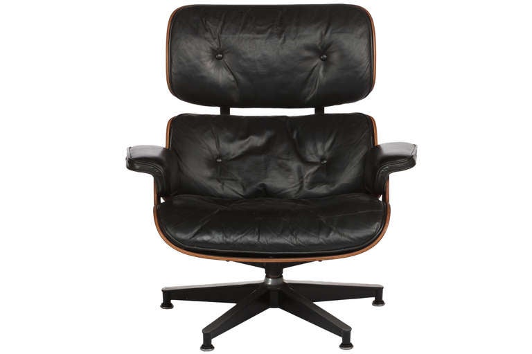 American Rosewood Eames Lounge Chair and Ottoman