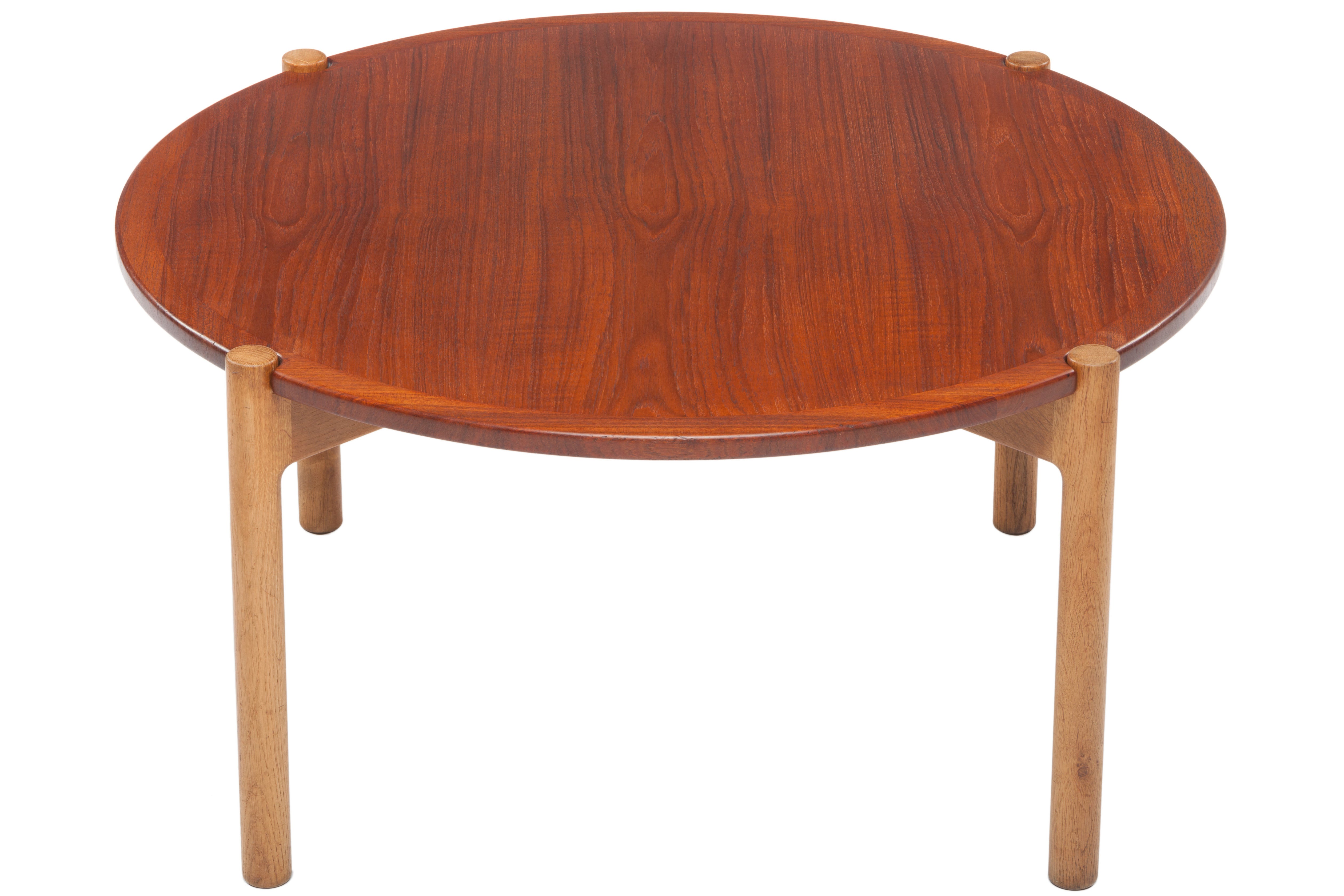 Reversible Top Coffee Table by Hans Wegner for Johannes Hansen