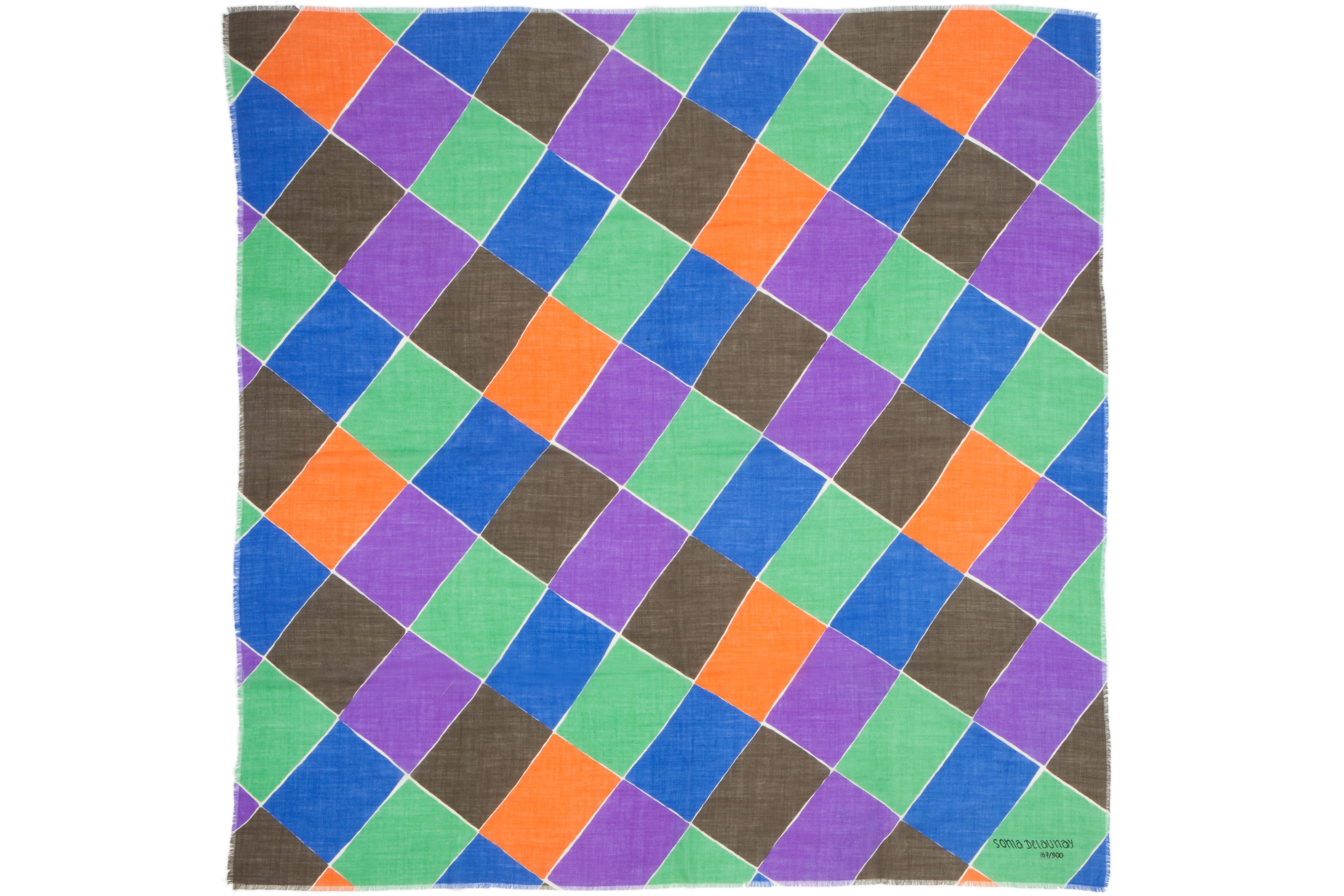 Sonia Delaunay " A Damiers" Textile