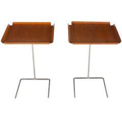 Pair Of George Nelson Adjustable Tray Tables