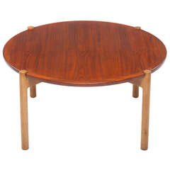 Reversible Top Coffee Table by Hans Wegner for Johannes Hansen