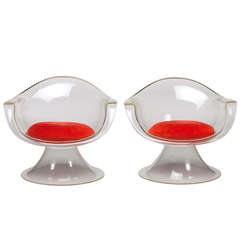 Pair of Laverne "Buttercup" Chairs 8