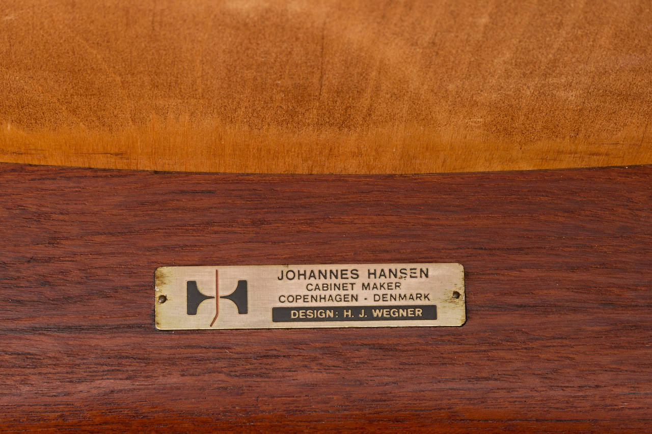 Set of Ten Hans Wegner Dining Chairs for Johannes Hansen 3