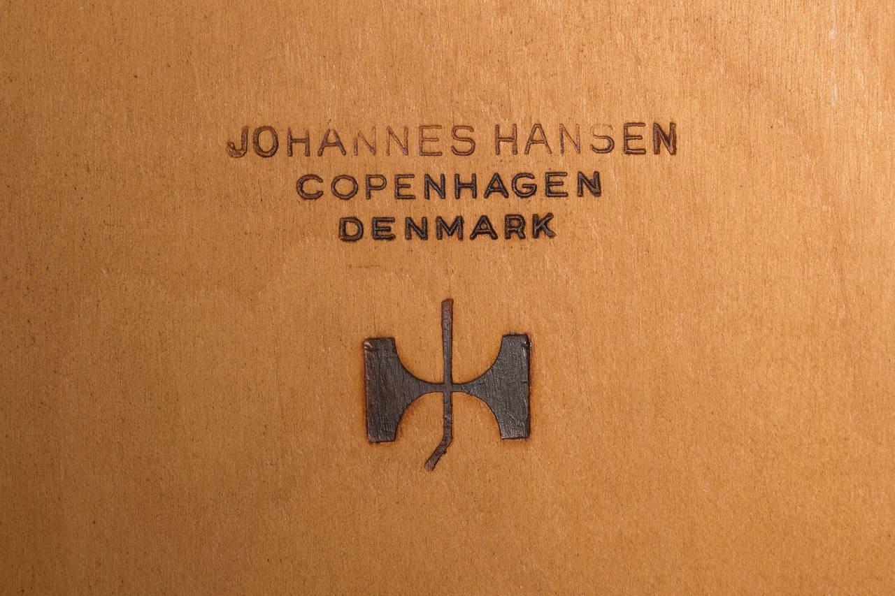 Set of Ten Hans Wegner Dining Chairs for Johannes Hansen 4