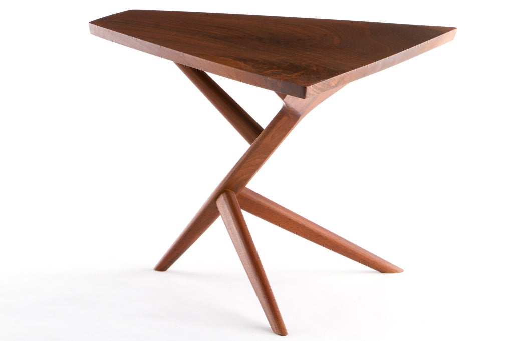 Pair of Nakashima Conoid Side Tables at 1stDibs