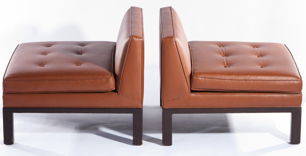 North American Custom Low Chairs by Edward Wormley