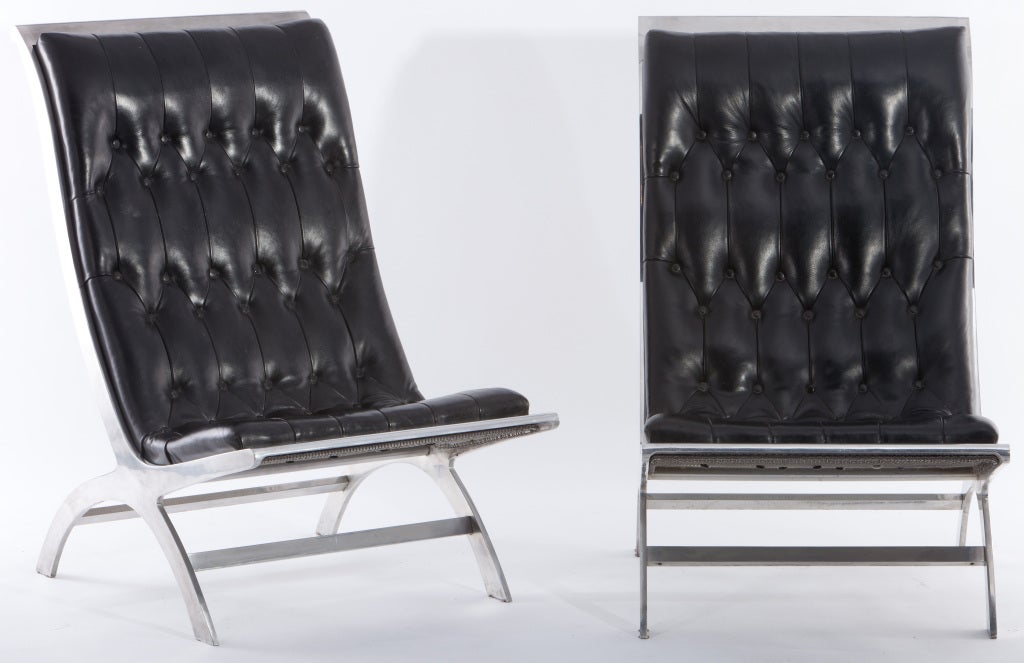 Mid-Century Modern John Vesey Maximilian Lounge Chairs