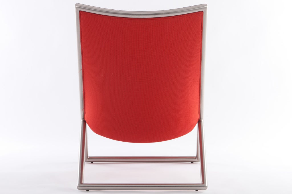 Pair Of Ward Bennett Scissor Chairs 1