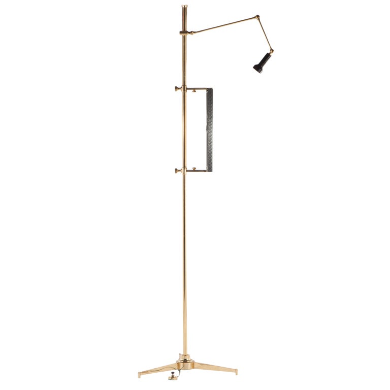 Early Signed Arredoluce Easel Lamp