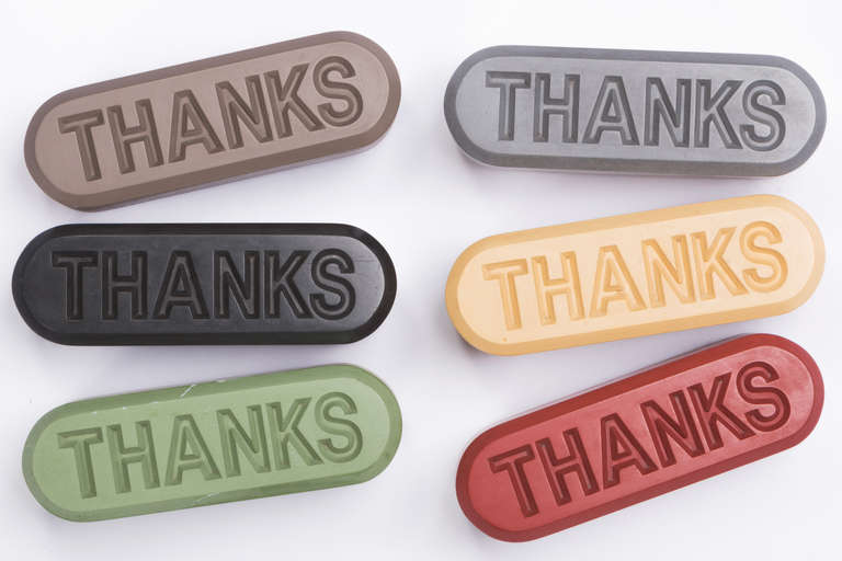 Set of Six Allan McCollum "Visible Markers"