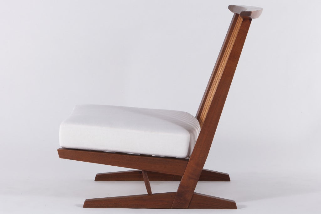 Hickory George Nakashima Conoid Lounge Chairs