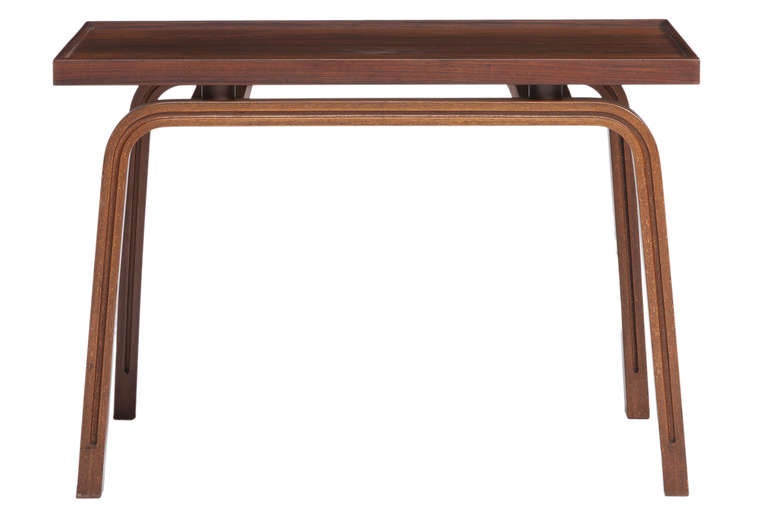 Tisch oder Hocker aus Rosenholz von Arne Jacobsen aus dem St. Catherine's College (Moderne der Mitte des Jahrhunderts) im Angebot