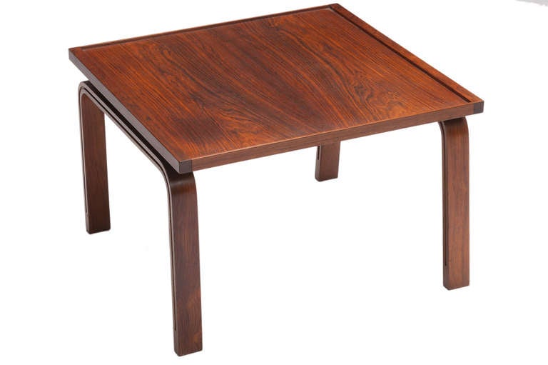 Jacobsen Rosewood Table or Stool from St. Catherine's College In Excellent Condition For Sale In Pawtucket, RI
