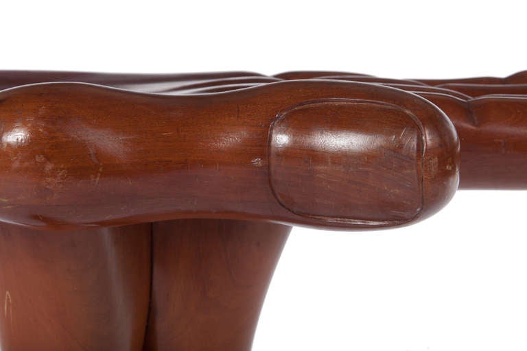 Late 20th Century Early Hand And Foot Coffee Table or Stool by Pedro Friedeberg