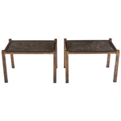 Pair Philip And Kelvin Laverne "Etruscan" Tables