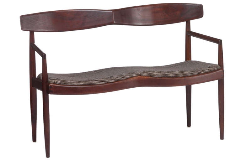 American Pair of Early Sam Maloof Benches or Settees, 1955
