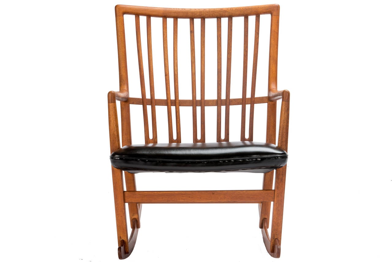 Hans Wegner for Mikael Laursen ML-33 Rocking Chair For Sale at 1stDibs |  wegner ml 33, hans wegner rocker, hans wegner rocking chair