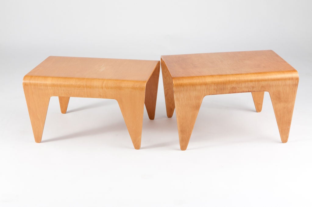 Pair of Marcel Breuer nesting tables for Isokon 1