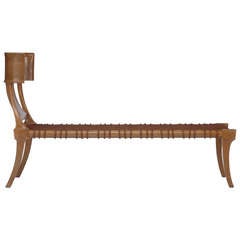 Used Rare T.H. Robsjohn-Gibbings Chaise Lounge for Saridis of Athens
