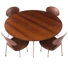 Vintage Arne Jacobsen Rosewood Table and chairs