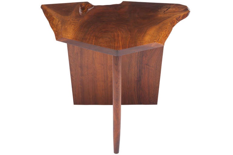 American Rare and Unique Nakashima Desk With Conoid Chair