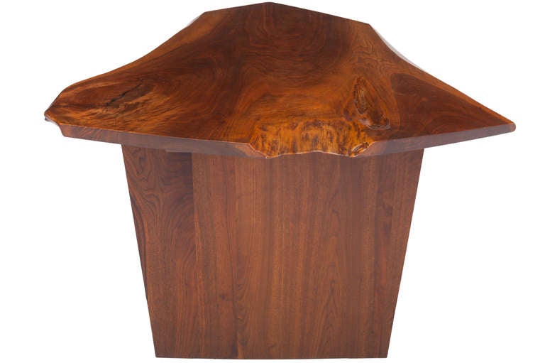 Mid-Century Modern Rare and Unique Nakashima Desk With Conoid Chair