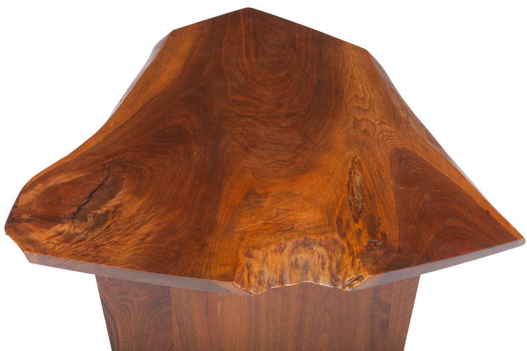 20th Century Rare and Unique Nakashima Desk With Conoid Chair
