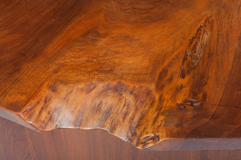 Rare and Unique Nakashima Desk With Conoid Chair 1