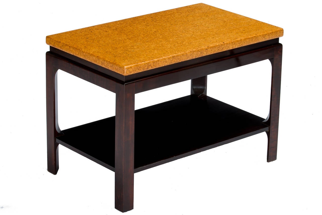 Paul Frankl Cork Top End Tables For Sale at 1stDibs