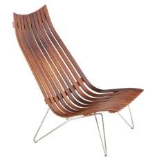 Hans Brattrud Rosewood "Scandia" Lounge Chair for Hove Mobler