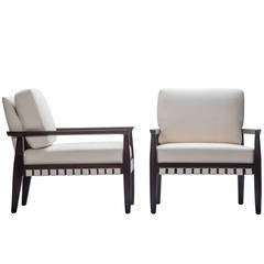 Pair of Tommi Parzinger Lounge Chairs for Charak Modern 1