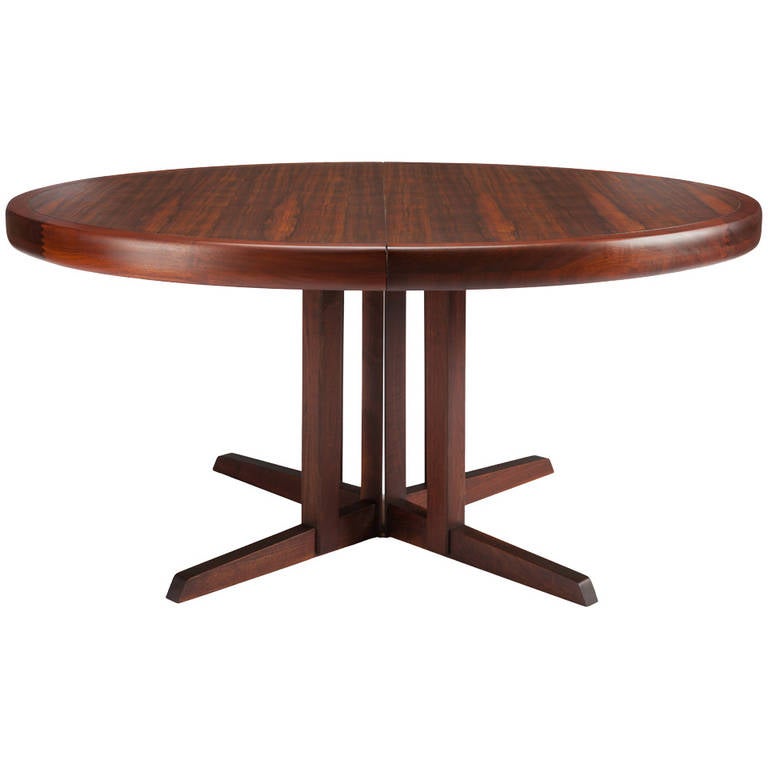 Large George Nakashima Rosewood Dining Table for Widdicomb at 1stDibs