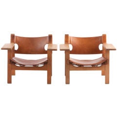 Pr. Borge Mogensen  "Spanish" Chairs