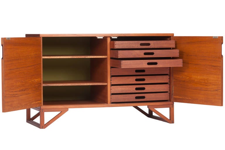 Mid-20th Century Pair of Teak Chests by Svend Langekilde For Sale