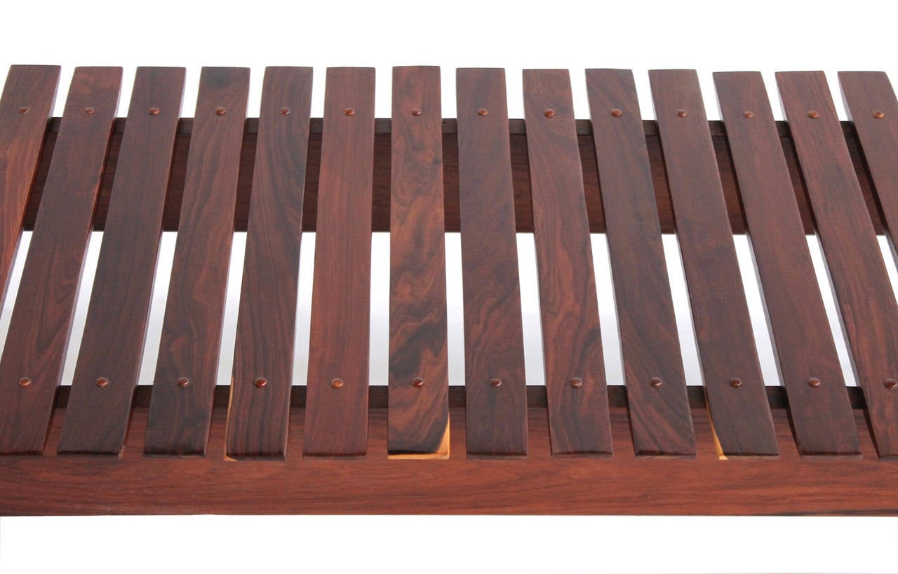 Rosewood Mucki Bench by Sergio Rodrigues 2