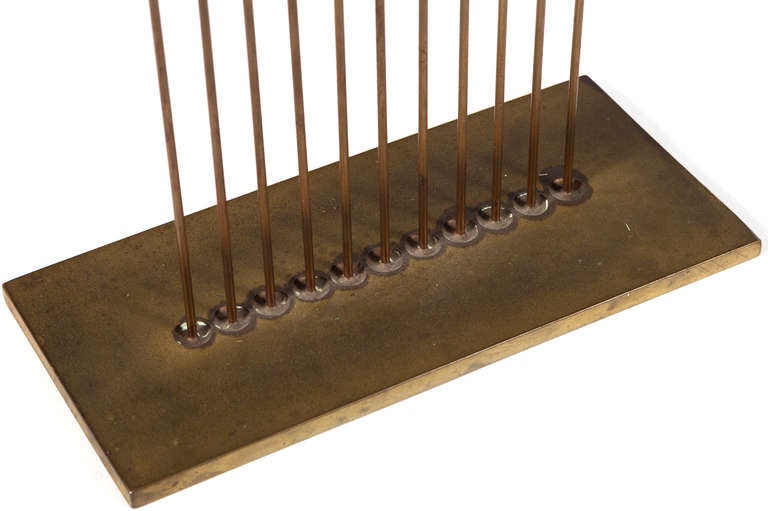 American Harry Bertoia Table-Top Sonambient Sculpture