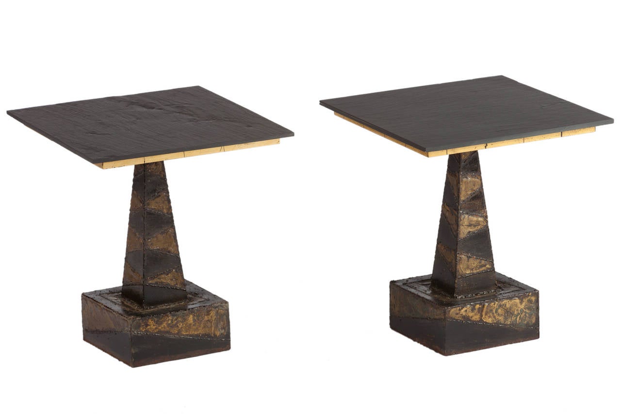 Pair of Paul Evans Studio Side Tables