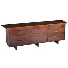 George Nakashima Triple Chest Of Drawers